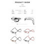 Hanging Neck Glasses TR90 Men's and Women's Anti-blue Light Portable Ultra-light Computer Glasses Narrow Fram Fashion Able Item