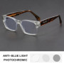 Square Anti Blue Glasses Computer Frame Photochromic Optical Lenses New Arrival 2025 Reading Glasses Men Prescription Eyeglasses