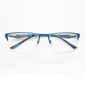 RBENN BRAND DESIGN Reading Glasses Men Anti Blue Light Half-frame Business Computer Prescription Eyeglasses +0.75 1.5 1.75 2.75