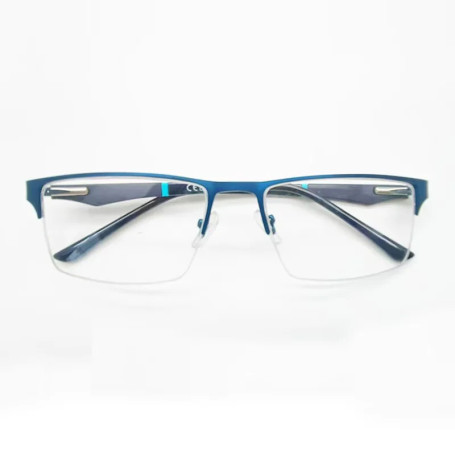RBENN BRAND DESIGN Reading Glasses Men Anti Blue Light Half-frame Business Computer Prescription Eyeglasses +0.75 1.5 1.75 2.75