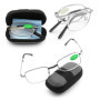 Foldable Reading Glasses Folding Presbyopia Men Women Metal Retro Computer Reading glasses with case 1.0 1.5 2.0 2.5 3.0 3.5 4.0