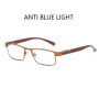 RBENN Metal Frame Men Reading Glasses Vintage Business Hyperopia Eyewear Male Reading EyeGlasses +1.25 1.75 2.75 3.75 5.0 6.0