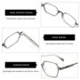 BLUEMOKY M Size Women Men Polygon Acetate Prescription Vision Correction Graduate Glasses Anti Blue Light Photochromic Myopia