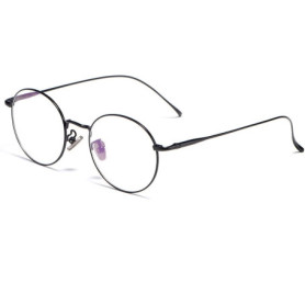Pure Titanium Round Retro Glasses Frame Full Frame Myopia Glasses Men And Women Fashion Prescription Spectacles Frames 3216