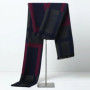 Fashion Men Scarves Luxury Plaid Autumn Winter Pashmina Neckerchief Thicken Warm Imitation Cashmere Men's Business Long Wraps