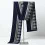 Fashion Men Scarves Luxury Plaid Autumn Winter Pashmina Neckerchief Thicken Warm Imitation Cashmere Men's Business Long Wraps
