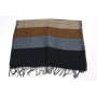 SHOWERSMILE Men Scarf Striped Tassel Winter Scarf for Men Designer Brand Acrylic Men's Scarves 180cm*52cm