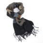 SHOWERSMILE Men Scarf Striped Tassel Winter Scarf for Men Designer Brand Acrylic Men's Scarves 180cm*52cm