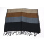 SHOWERSMILE Men Scarf Striped Tassel Winter Scarf for Men Designer Brand Acrylic Men's Scarves 180cm*52cm