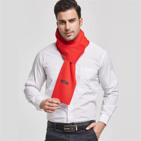 Solid Color Winter Men Scarf Warm Cashmere Scarves Soft Long Man Business Pashmina Wraps Fashion Male Brand Bufandas Shawls