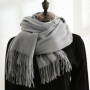 Fashion Scarf Man Winter Warm Soft Skin Friendly Long Muffler With Tassel Cashmere Wraps Windproof In Cold Day Unisex Pashmina