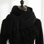Fashion Scarf Man Winter Warm Soft Skin Friendly Long Muffler With Tassel Cashmere Wraps Windproof In Cold Day Unisex Pashmina