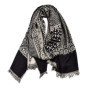 Paisley Pashmina Fashion Men's Scarf Autumn Winter Warm Neckerchief Black Navy Men Scarves Male Accessories Short Tassel Bufanda