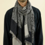 Paisley Pashmina Fashion Men's Scarf Autumn Winter Warm Neckerchief Black Navy Men Scarves Male Accessories Short Tassel Bufanda