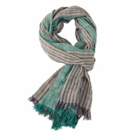 Fashion Men Scarf Cotton Linen Striped Scarves Autumn Winter Warm Neckerchief Pashmina Casual Male Accessories Bufandas Shawls