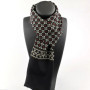 Spring Winter Silk Scarf Men Luxury Fashion Scarves Printed Plaid Neck Scarf Shawl Wrap Vintage Warm Neckerchief Accessories