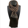 Spring Winter Silk Scarf Men Luxury Fashion Scarves Printed Plaid Neck Scarf Shawl Wrap Vintage Warm Neckerchief Accessories