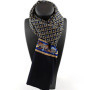 Spring Winter Silk Scarf Men Luxury Fashion Scarves Printed Plaid Neck Scarf Shawl Wrap Vintage Warm Neckerchief Accessories
