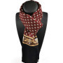 Spring Winter Silk Scarf Men Luxury Fashion Scarves Printed Plaid Neck Scarf Shawl Wrap Vintage Warm Neckerchief Accessories