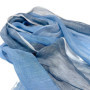 2024 New Purle Linen Blue Scarf Striped Men's Business Casual Dcorative Scarf
