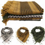 Tactical Desert Arab Scarf Keffiyeh Shemagh Windproof Army Military Shawl Neck Cover Head Wrap for Men Outdoor Hunting Hiking