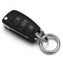 Metal Spring Gate O Ring Keychain For Car Key Holder Openable Bag Belt Strap Buckle Dog Chain D Shape Horseshoe Keyring ZH01
