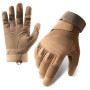 CHRLCK Men Anti-Scratch Cycling Tactics Gloves Wear-resistant Full Finger Hiking Gloves Summer Non-Slip Camping Training Gloves
