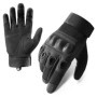CHRLCK Men Anti-Scratch Cycling Tactics Gloves Wear-resistant Full Finger Hiking Gloves Summer Non-Slip Camping Training Gloves