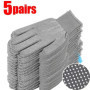 40pcs Anti-slip Wear Resistant Nylon Full Finger Gloves Garden Work Gloves For Women Men Anti-UV Outdoor Cycling Gloves Mittens