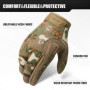 Tactical Full Finger Gloves Touch Screen Breathable Paintball Airsoft Shooting Hiking Combat Sport Hunting Bicycle Work Gear Men