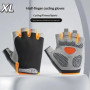 Half Finger Cycling Gloves Men Women Anti Slip Shock Breathable Summer Bicycle Fingerless Sports Gym Training Bike