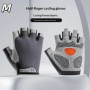 Half Finger Cycling Gloves Men Women Anti Slip Shock Breathable Summer Bicycle Fingerless Sports Gym Training Bike