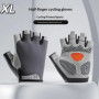Half Finger Cycling Gloves Men Women Anti Slip Shock Breathable Summer Bicycle Fingerless Sports Gym Training Bike