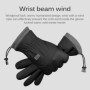 Cycling Gloves for Men Winter Warm Fleece Waterproof Thick Motorcycle Non-slip Outdoor Skiing Soft Riding Windproof Gloves