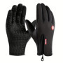 M/XL/XXL Winter Gloves for Men Waterproof Windproof Gloves Snowboard Motorcycle Riding Driving Warm Touchscreen Zipper Glove