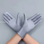New Fashion Summer Spandex Gloves Men Women Sunscreen Driving Glove Black Etiquette Thin Stretch Dance Tight White Gloves