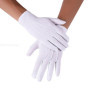New Fashion Summer Spandex Gloves Men Women Sunscreen Driving Glove Black Etiquette Thin Stretch Dance Tight White Gloves