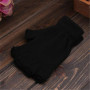 Novelty Men/Women Black Knitted Stretch Elastic Warm Half Finger Fingerless Gloves Half Finger Warm Winter Outdoor equipment