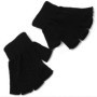 Novelty Men/Women Black Knitted Stretch Elastic Warm Half Finger Fingerless Gloves Half Finger Warm Winter Outdoor equipment