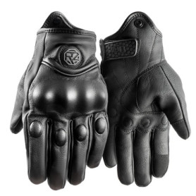 ORZ motorcycle gloves windproof and waterproof leather men's riding gloves touch screen motorcycle off-road gloves winter