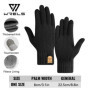 WRELS Winter Gloves Knit Gloves for Men Women Touch Screen Warm Running with Thermal Soft Knit Lining Glove for Running Driving