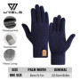 WRELS Winter Gloves Knit Gloves for Men Women Touch Screen Warm Running with Thermal Soft Knit Lining Glove for Running Driving