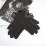 2023 New Men's leather gloves Short style sheepskin outdoor driving fashion gloves Spring and Autumn
