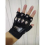 Tactical Gloves Steel Safety Outdoor Cycling Equipment Brass Knuckle Motorcycle Powersports Racing Bicycle Self Defence For Man