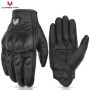 Vinatge Goatskin Motorcycle Gloves Summer Men Yellow Retro Leather Motorcyclist Guantes Motorbike Motocross Glove M-XXL