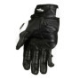 Mens Women 4 Season Driving Supertech Black/White Motorcycle Leather Gloves Racing Glove Motorbike Cowhide Race Bike Knight