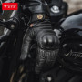 Motowolf Summer Motorcycle Gloves Leather Moto Motocross Glove Breathable Motorbike Full Finger Touch Screen Gloves Men