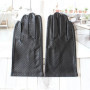 High quality new men's goatskin gloves leather unlined mesh hollow ultra-thin breathable cycling driving gloves summer