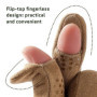 Winter Gloves Suede Fleece Lined Thickened Touchscreen Windproof Waterproof Thermal Men Women for Outdoor Cycling Driving