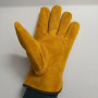 Motorcycle Thermal Leather Anti-Slip Gloves Men Leather Full Finger Mittens Elastic Winter Warm Gardening Wear-resistant Gloves